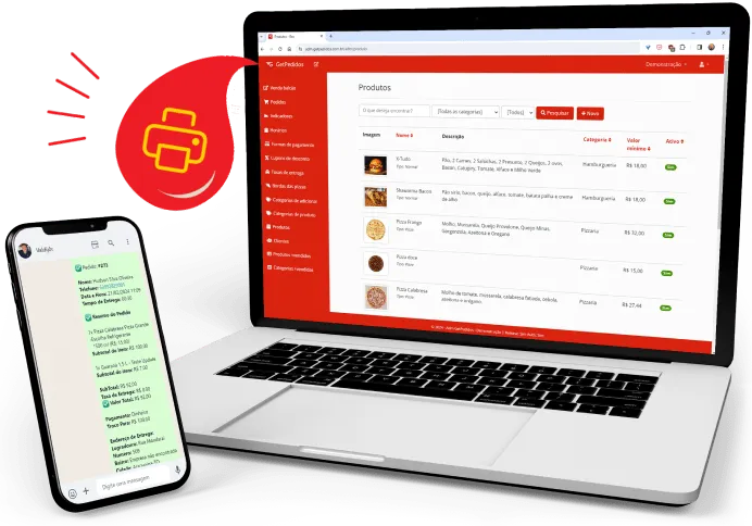 Painel Administrativo e WhatsApp